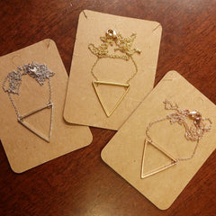 Oversized Triangle Necklace