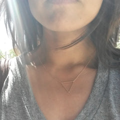Oversized Triangle Necklace