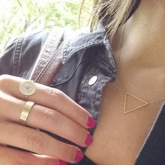 Oversized Triangle Necklace