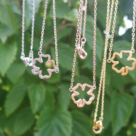 Clover / Shamrock (Open) Necklace