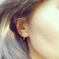 Short Bar (Staple) Earrings