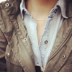 Oversized Triangle Necklace
