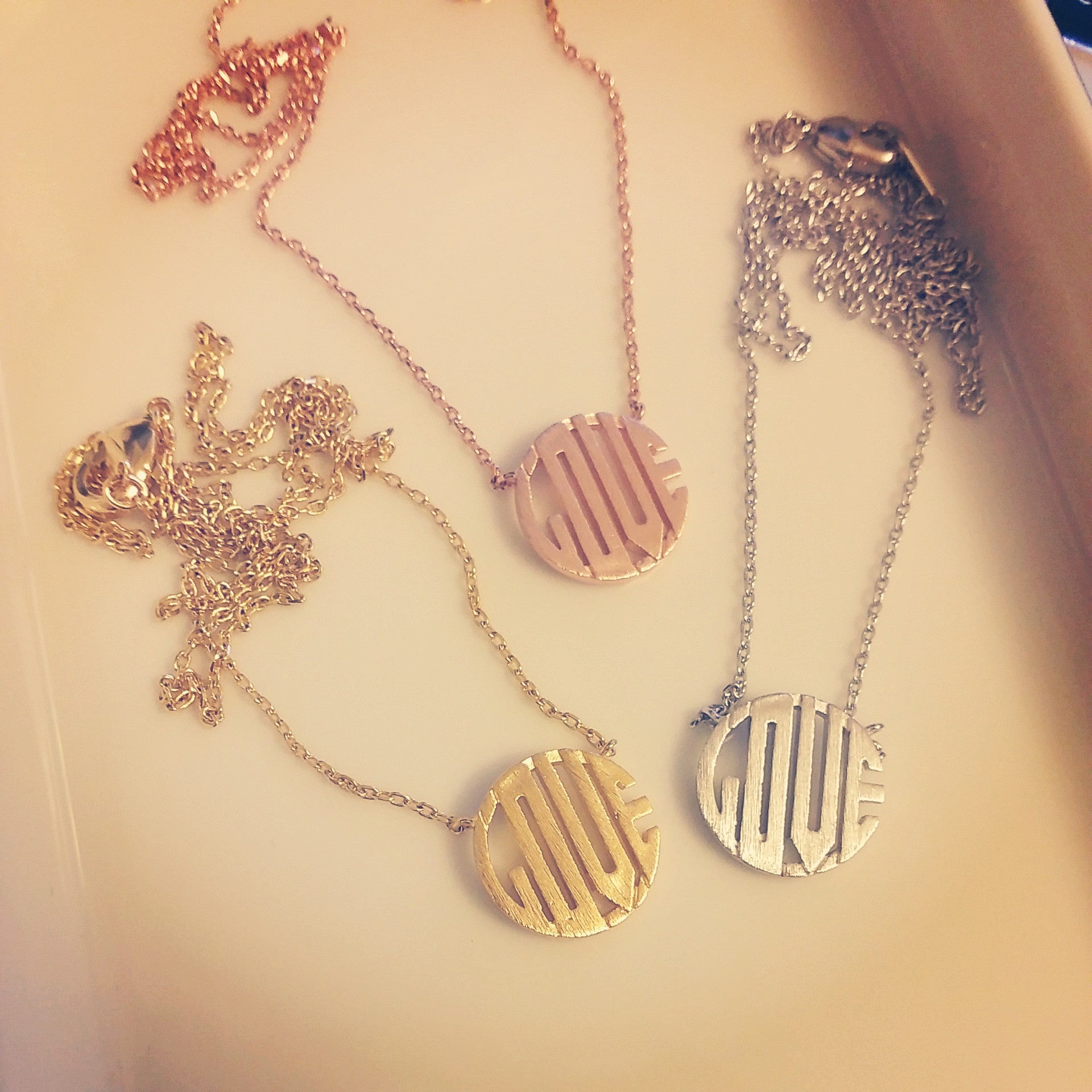LOVE Circle Necklace