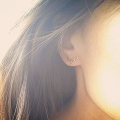 Almond Climber Earrings