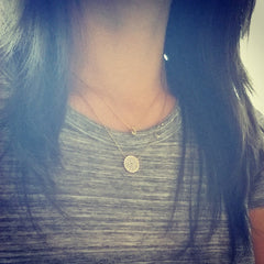 Flawless Disc Necklace