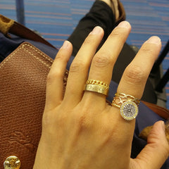 Flawless Disc Ring