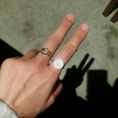 Flawless Disc Ring