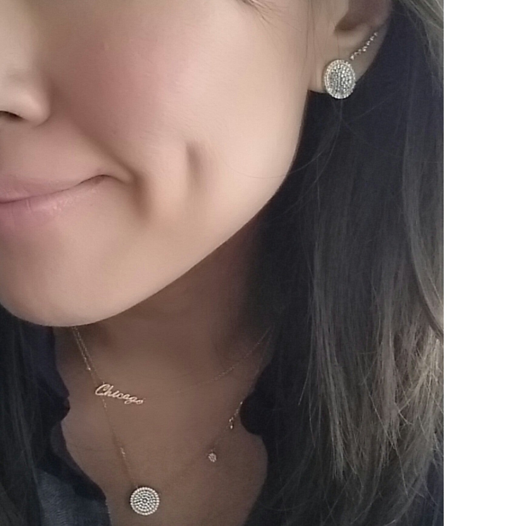 Chicago Script Necklace