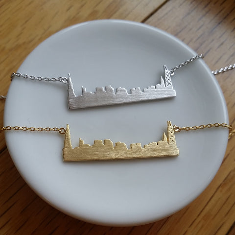 Chicago Skyline Necklace