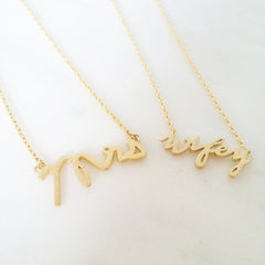 wifey Necklace
