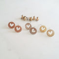 Heart Stitch Earrings