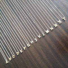 Initial (Block) Necklace