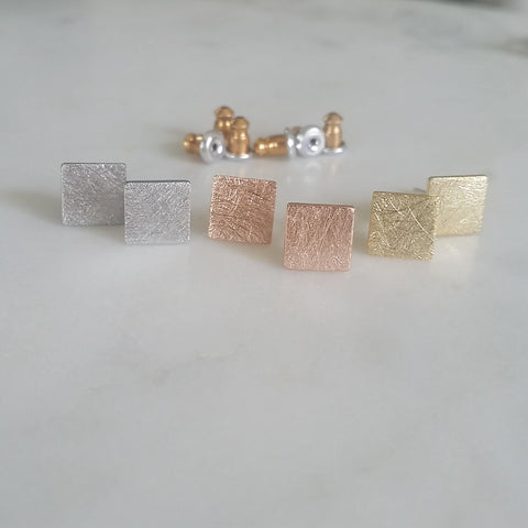 Solid Square Earrings