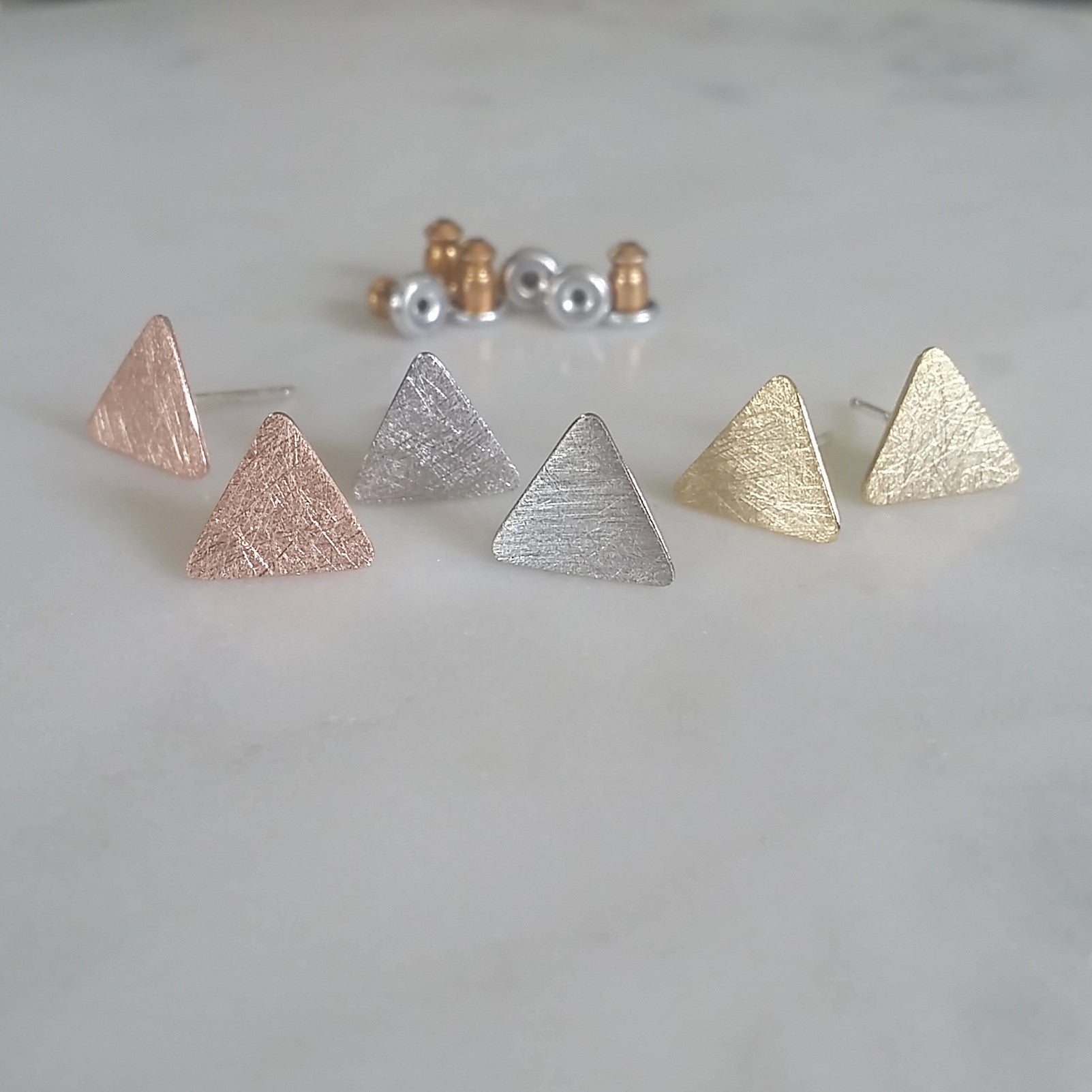 Solid Triangle Earrings