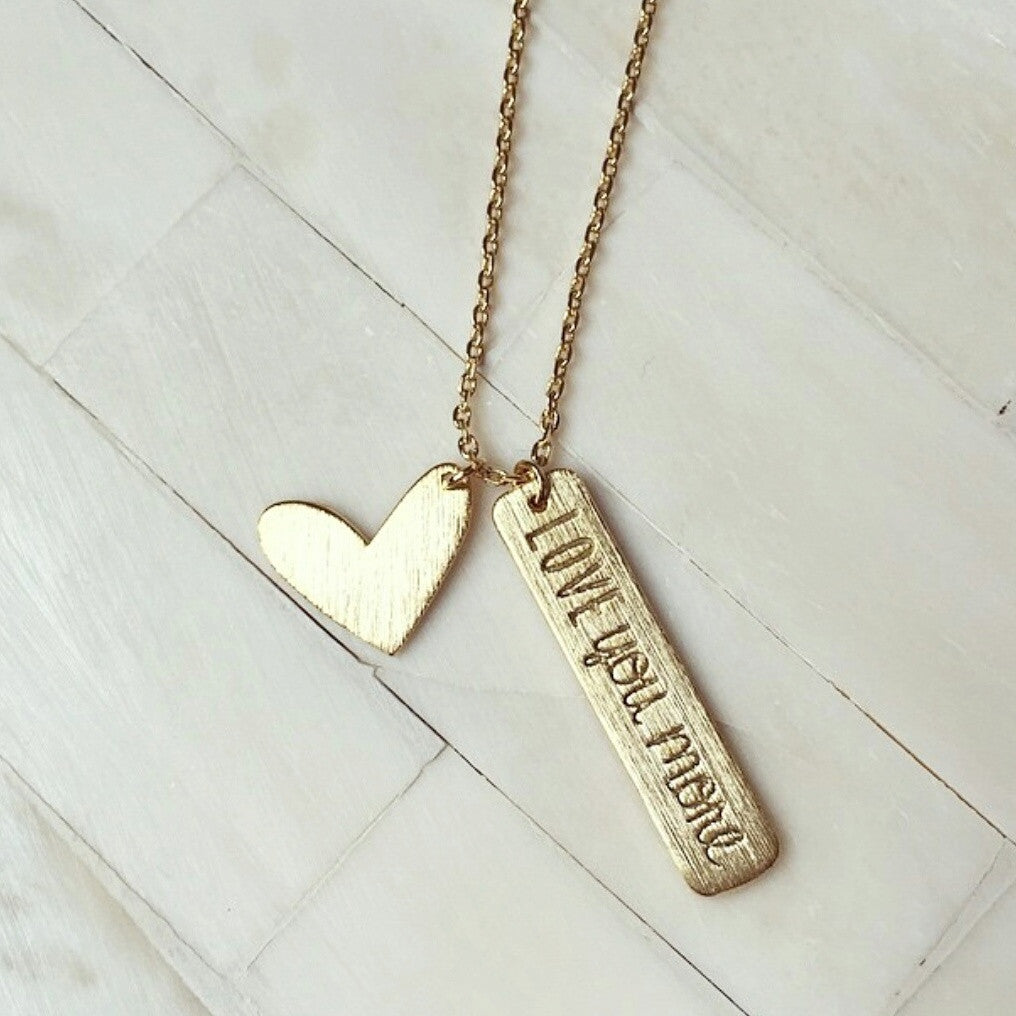 LOVE you more (Charm) Necklace