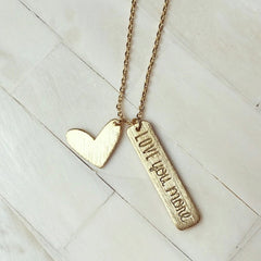 LOVE you more (Charm) Necklace