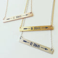BE BRAVE Bar Necklace