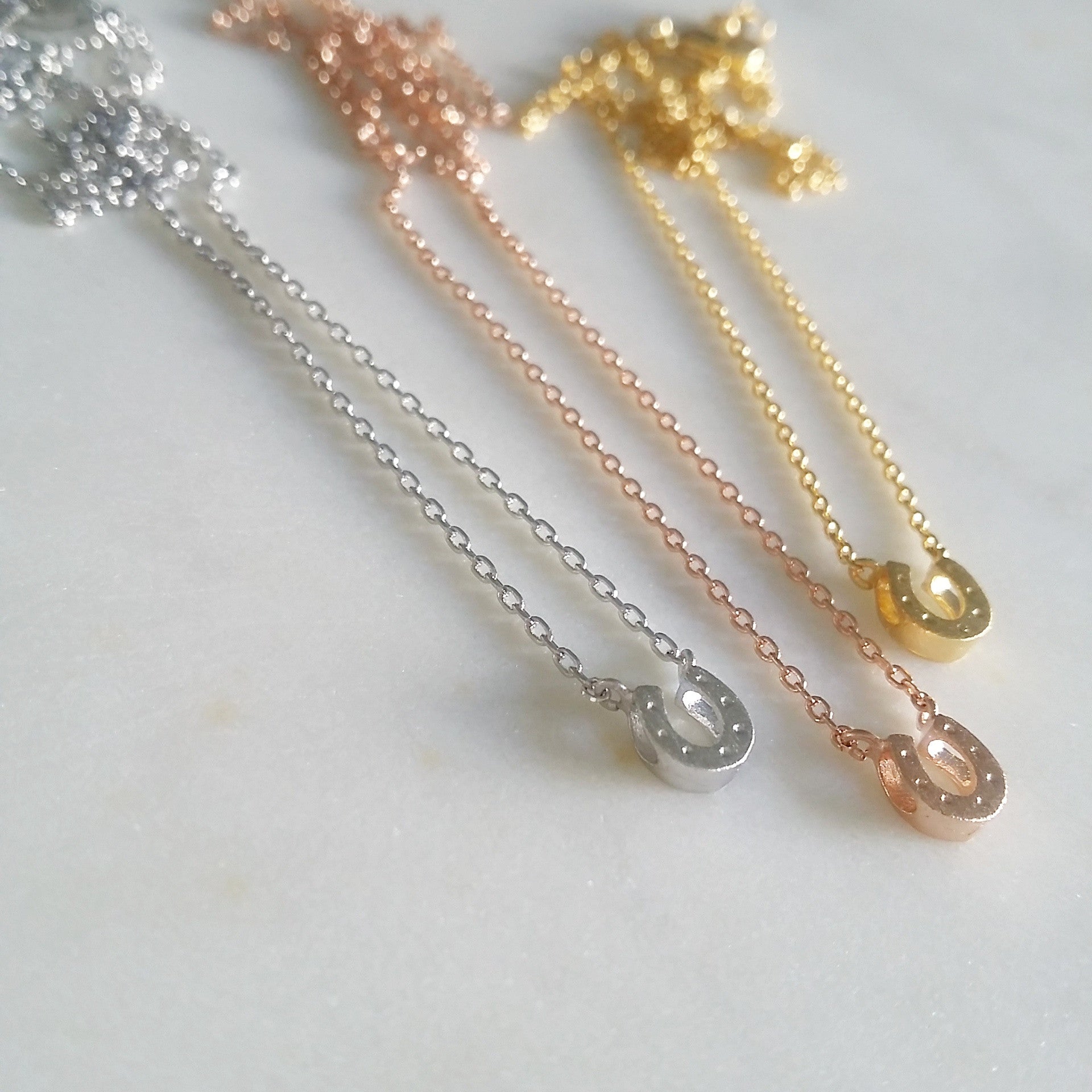 Mini Horseshoe Necklace