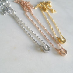 Mini Horseshoe Necklace