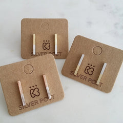 Long Bar (two-tone) Earrings