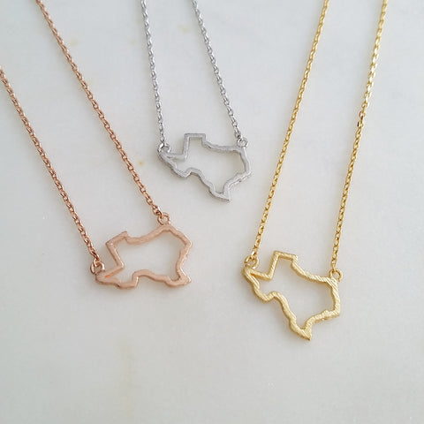 Texas (State) Necklace