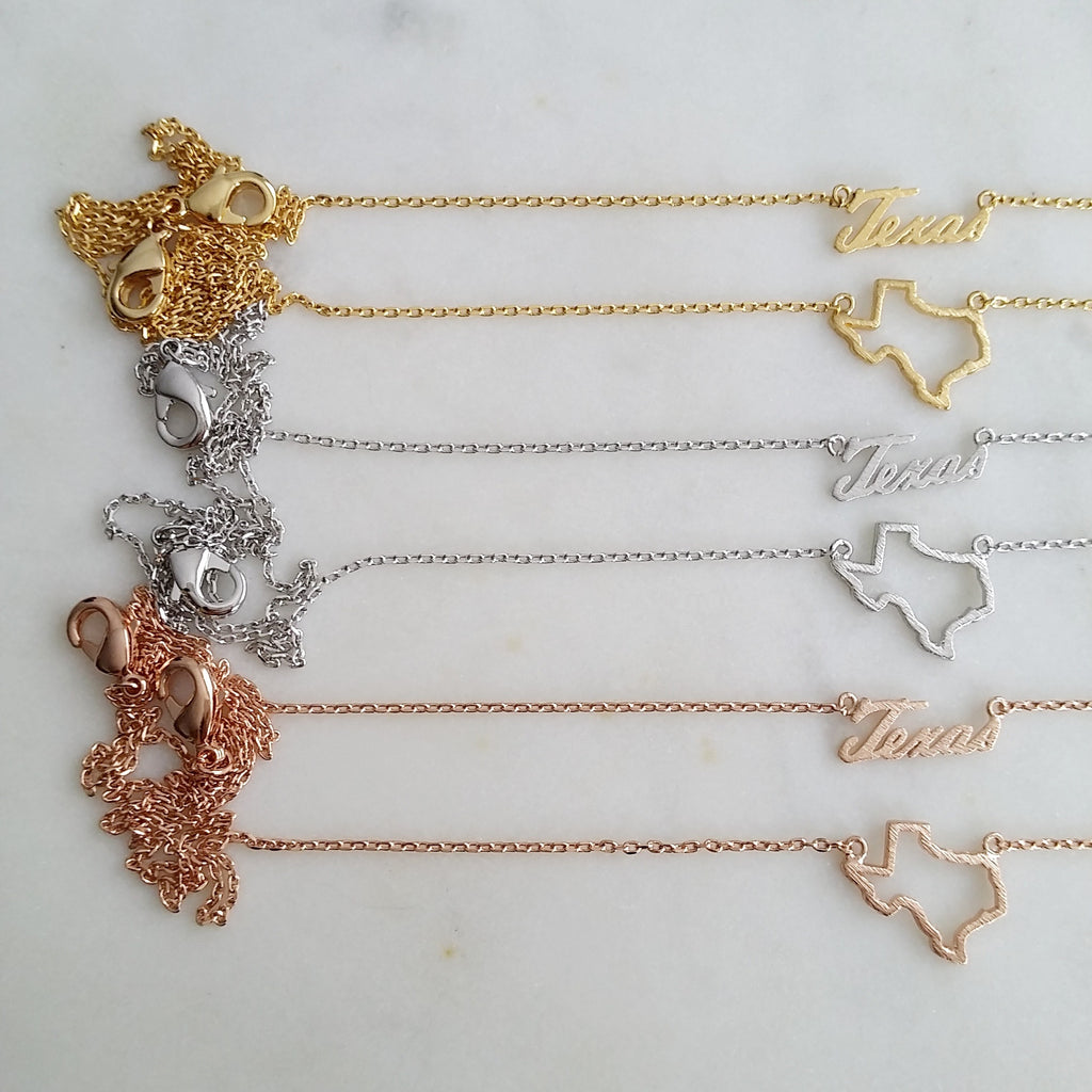 Texas State Necklace