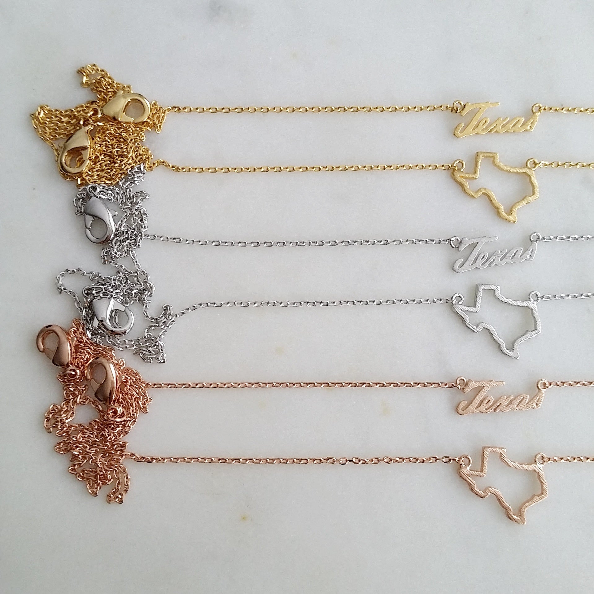 Texas State Necklace
