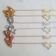 Texas (State) Necklace