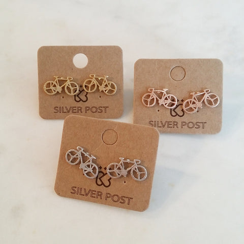 Bicycle Earrings