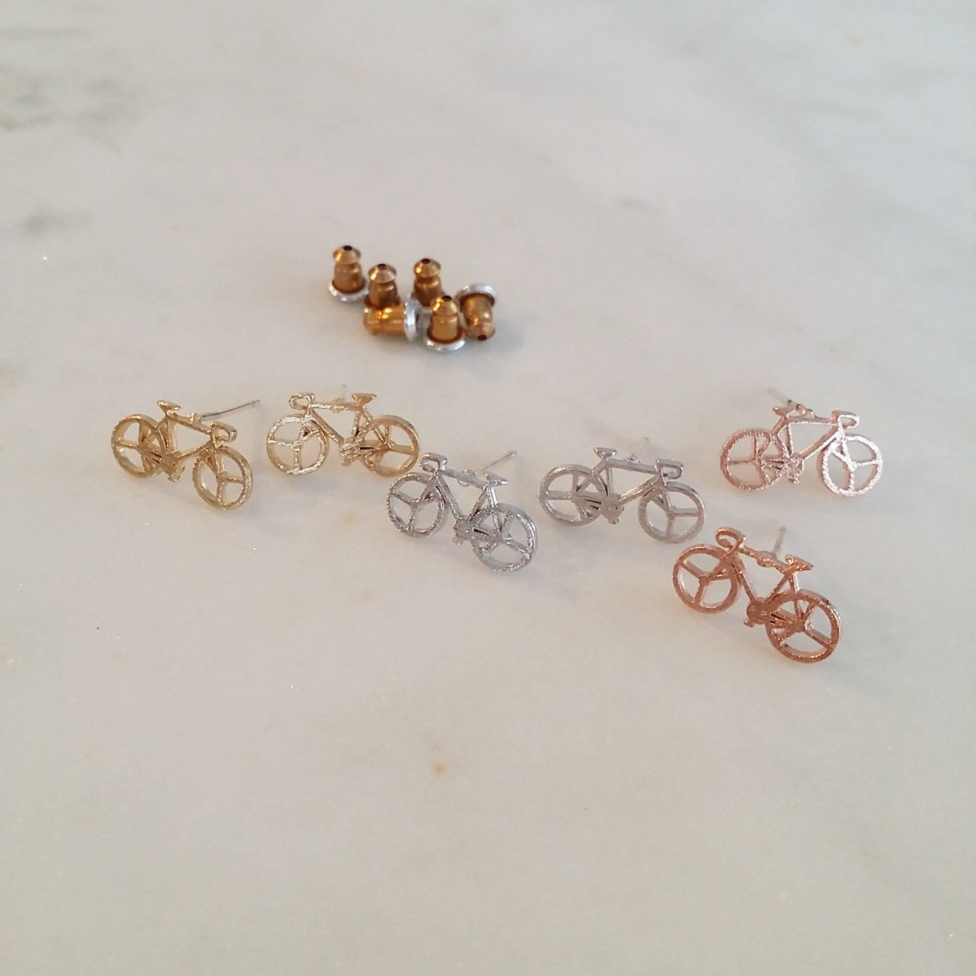Bicycle Earrings