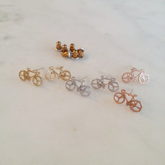 Bicycle Earrings