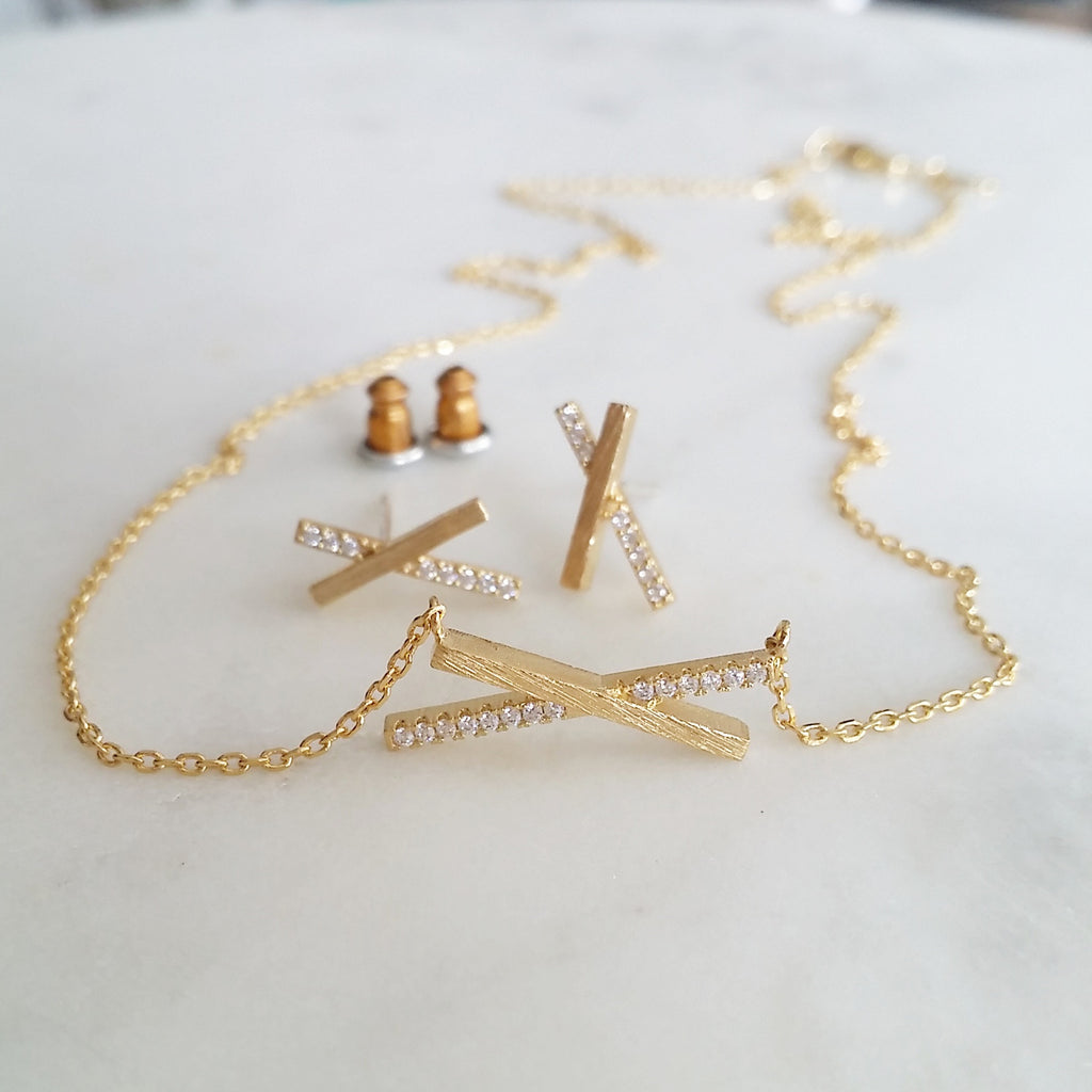 X-Bar Earrings