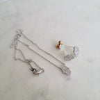 Pave Hamsa Earrings