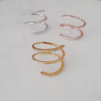 Pave Coil Ring