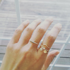 Bandeau Disc Ring