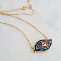 Evil Eye Protect Me Necklace