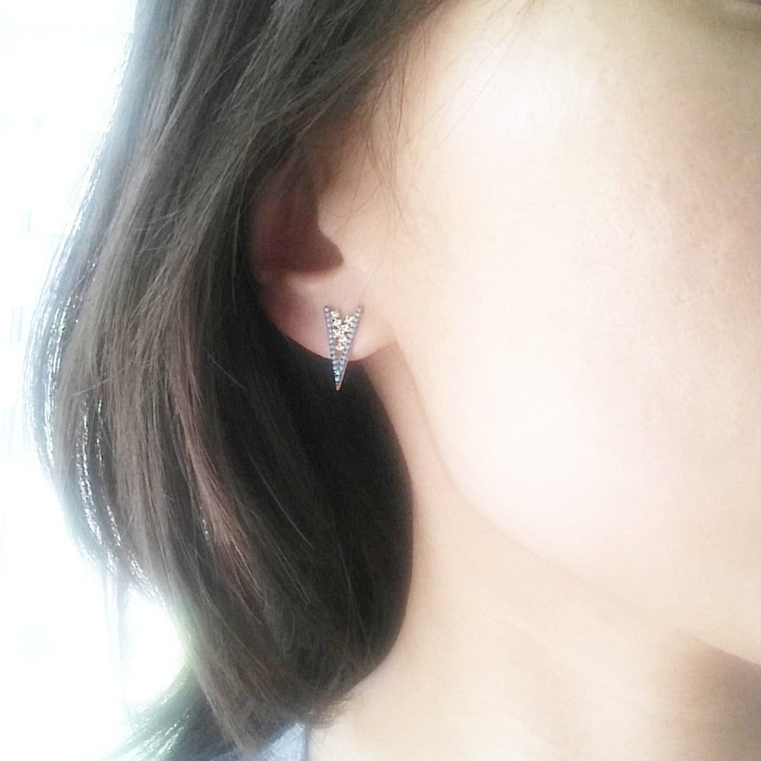 Dagger Peak Nano Earrings