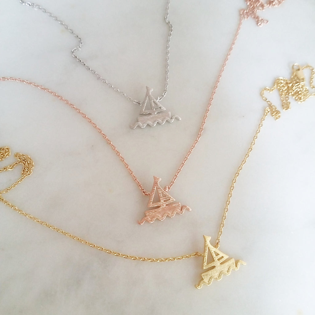 Sailboat Necklace