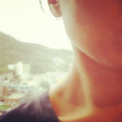 Open Hoop Earrings - Ball