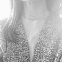 Choker Chain: Crystal Teardrop