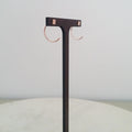 Open Hoop Earrings - Square