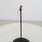 Open Hoop Earrings - Ball