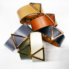 Leather: Triangle Buckle