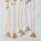 Triple Cone Cluster Necklace