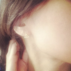 Triangle Drip Earrings