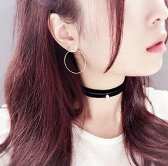 Circle Post Earrings