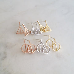 Triangle Drip Earrings