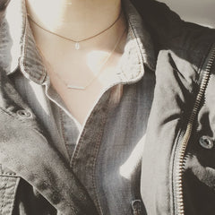 Choker Chain: Crystal Teardrop