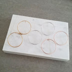 Circle Post Earrings