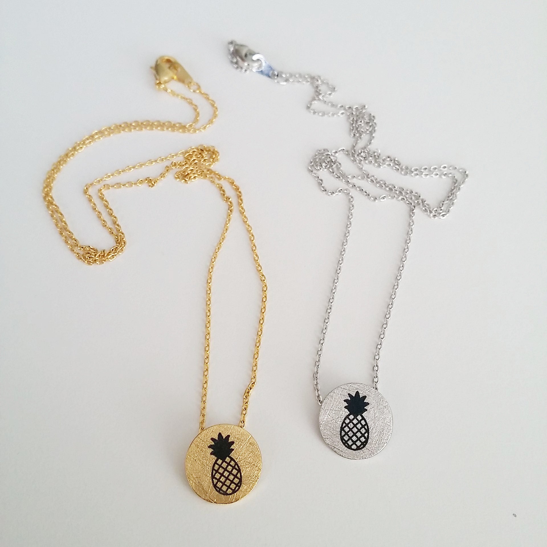 Pineapple Medallion Necklace